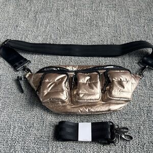 THINK ROYLN Metallic Crossbody Bag